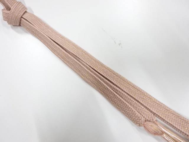 未使用品　正絹　手組帯締め